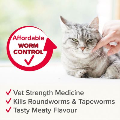 Beaphar WORMclear® Tablets for Cats 2pk