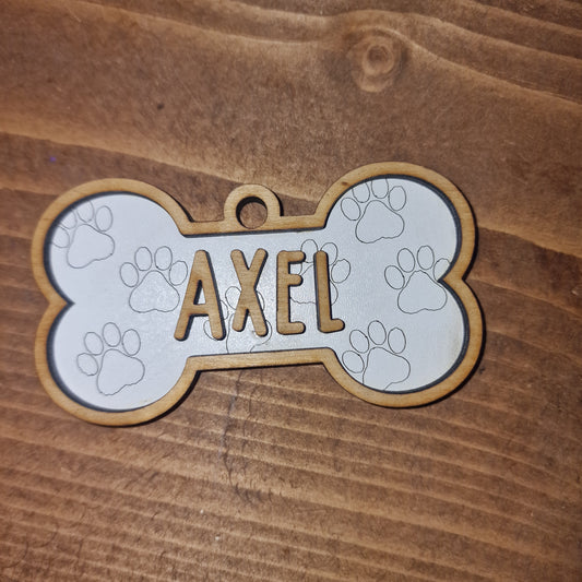 Personalised Bone Hanging Decoration