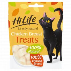 HiLife It's Only Natural Grain Free Cat Treats Chicken Breast 10g