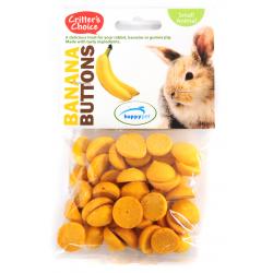 Product Details Critters Choice Banana Buttons, 40g