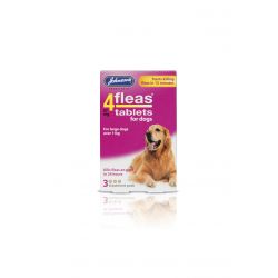 Johnson's 4fleas Large Dog Tabs - 3 Tabs