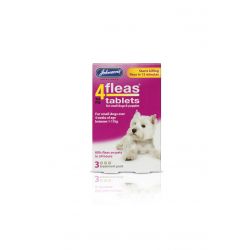 Johnson's 4fleas Small Dog Tabs - 3 tabs