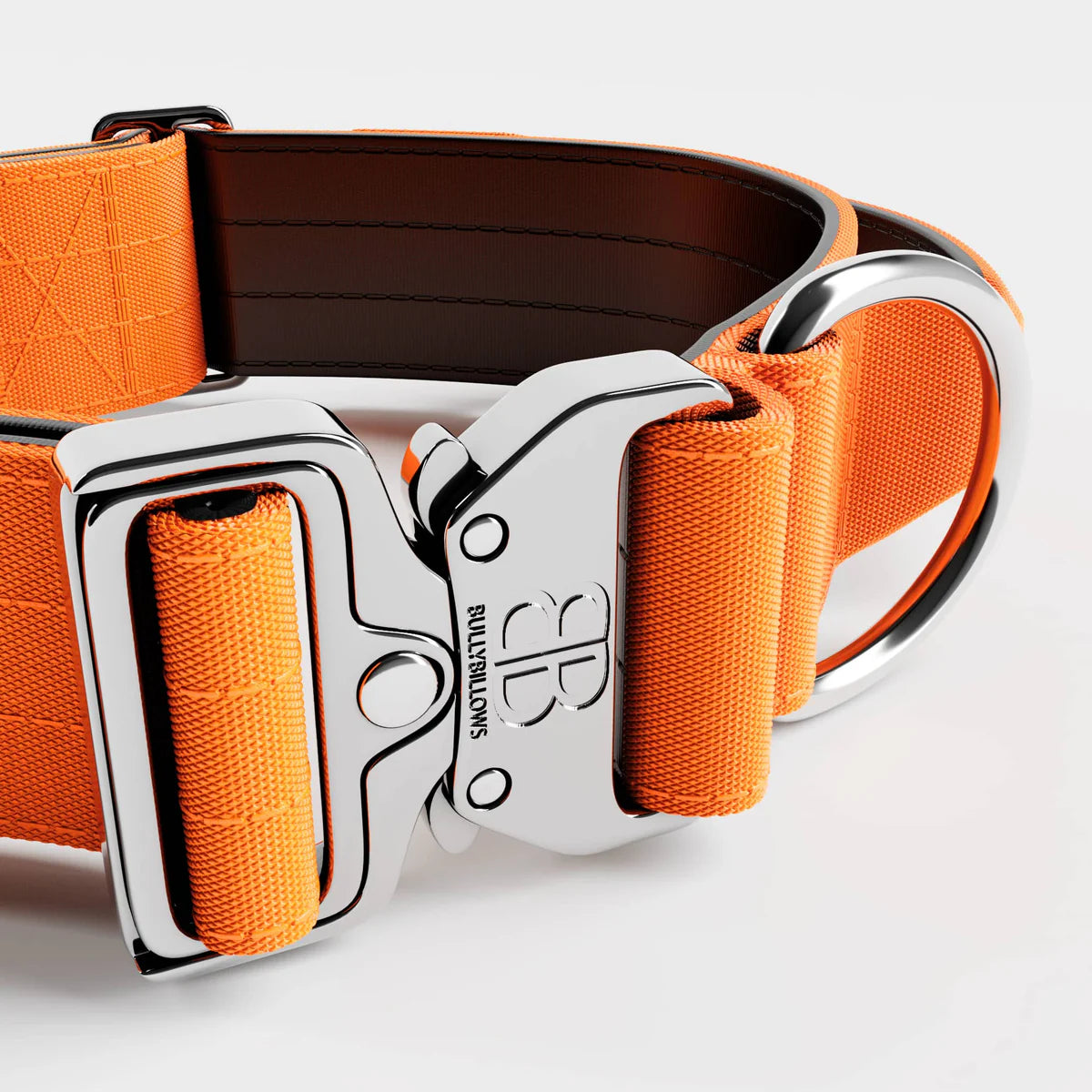 5cm Combat® Collar | With Handle & Rated Clip - PLATINUM Orange v2.0