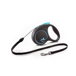 Flexi Black Design Cord 5m, Blue Sml