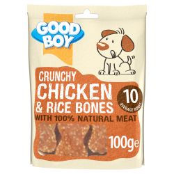 Good Boy Chicken & Rice Bones 100G