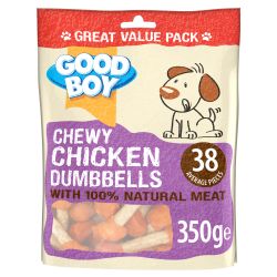 GOOD BOY CHICKEN DUMBBELLS 350g