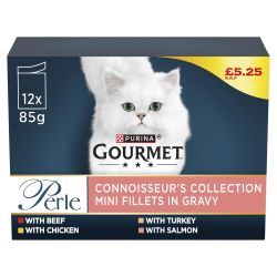 Gourmet Perle Pouches Connoisseur's Collection in Gravy 12pk, 85g