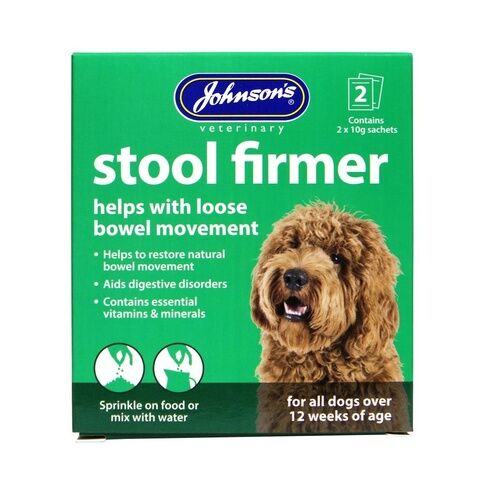 Johnson's Stool Firmer Dog 2 x sachets