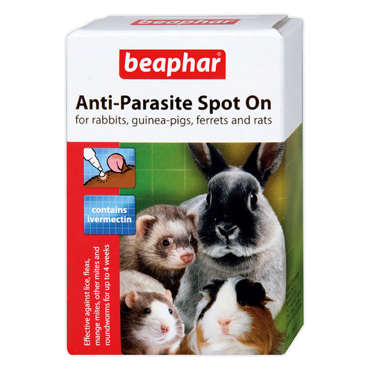 Beaphar Anti-Parasite Ivermectin Spot On 4 Pack