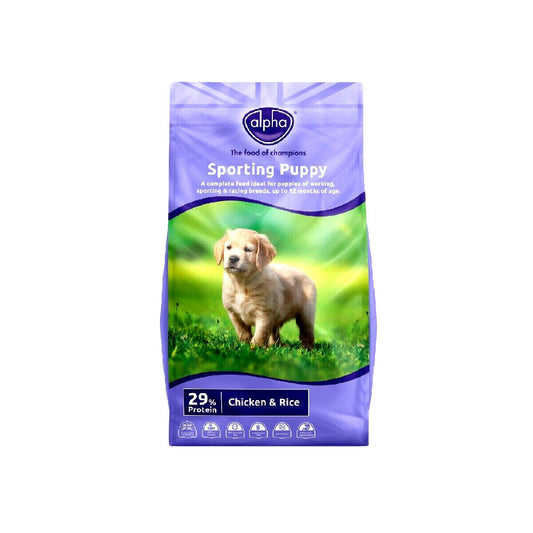 Alpha Sporting Puppy Dry Dog Food - 3kg