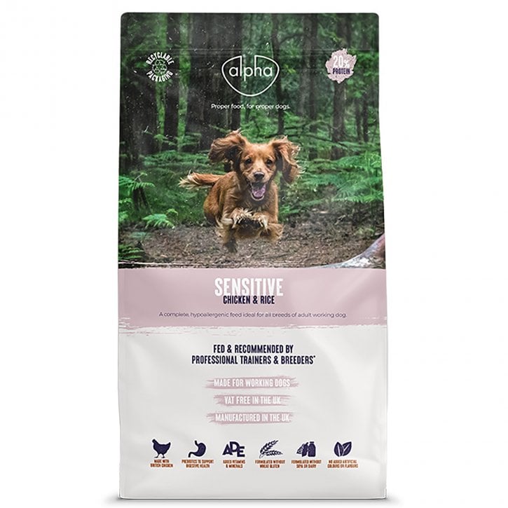 Alpha Sensitive Complete Adult Dog Food 15kg