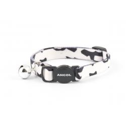 Ancol Safety Buckle Collar/ Cow Print