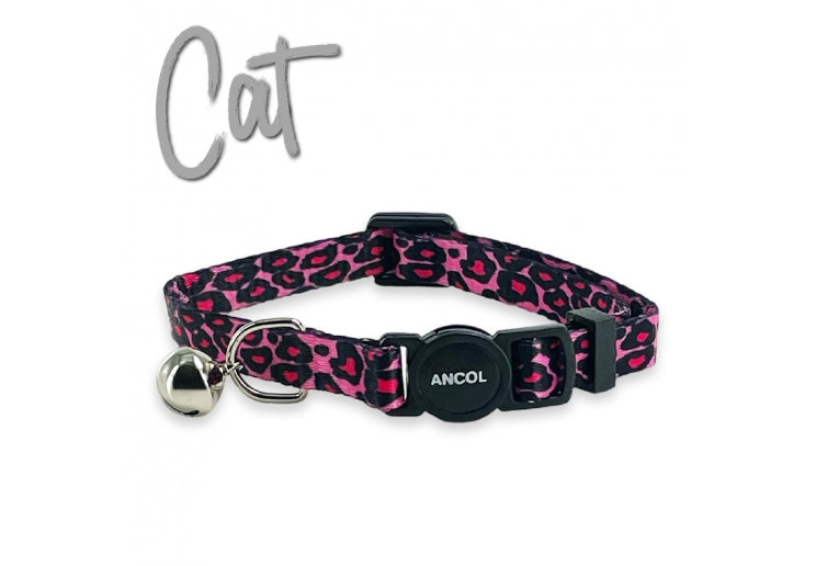 Ancol Cat Safety Buckle Collar/Leopard P