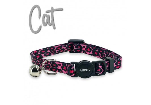 Ancol Cat Safety Buckle Collar/Leopard P