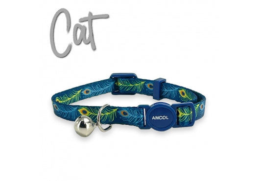 Ancol Safety Buckle Collar/ Peacock