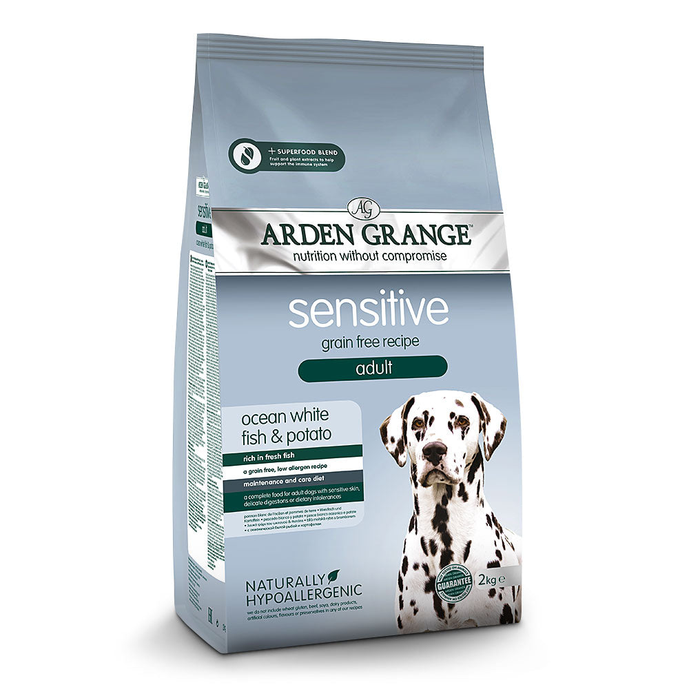 Arden Grange Sensitive Adult - grain free - fresh ocean white fish & potato