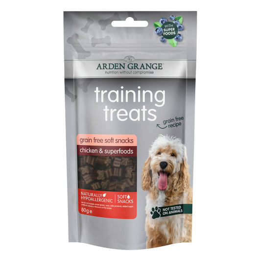 Arden Grange Training Treats Grain Free With fresh chicken & superfoods 80g