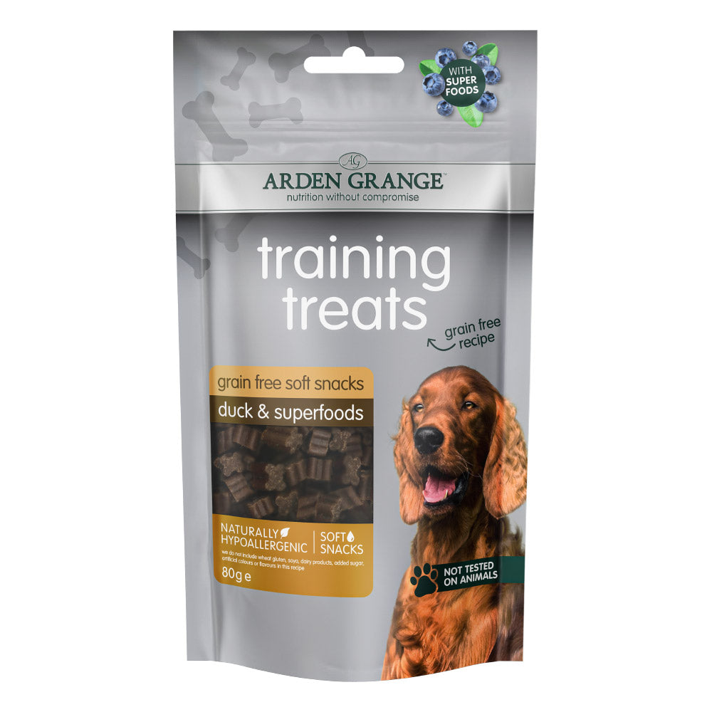 Arden Grange Training Treats Grain Free With fresh duck & superfoods 80g