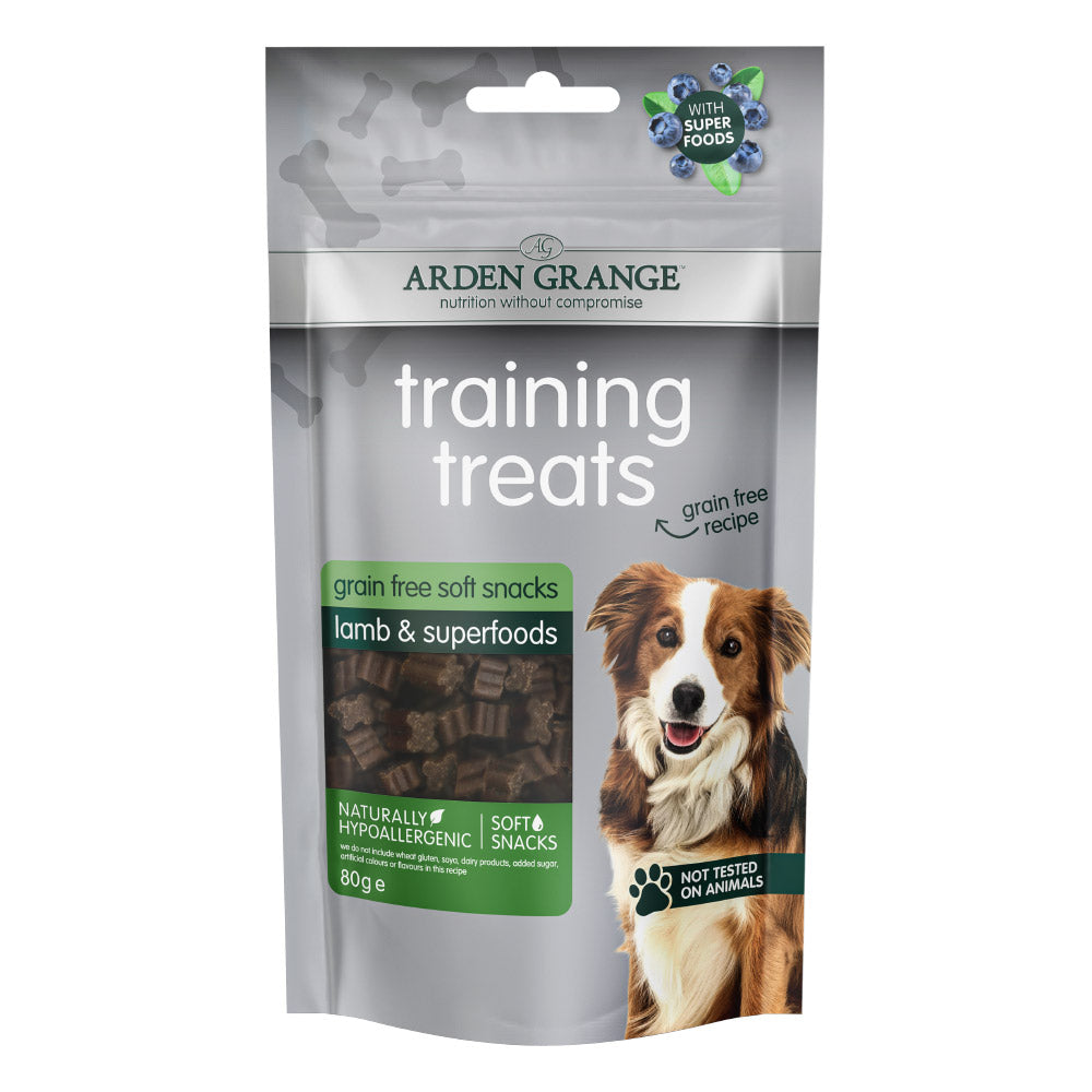 Arden Grange Training Treats Grain Free With fresh lamb & superfoods 80g