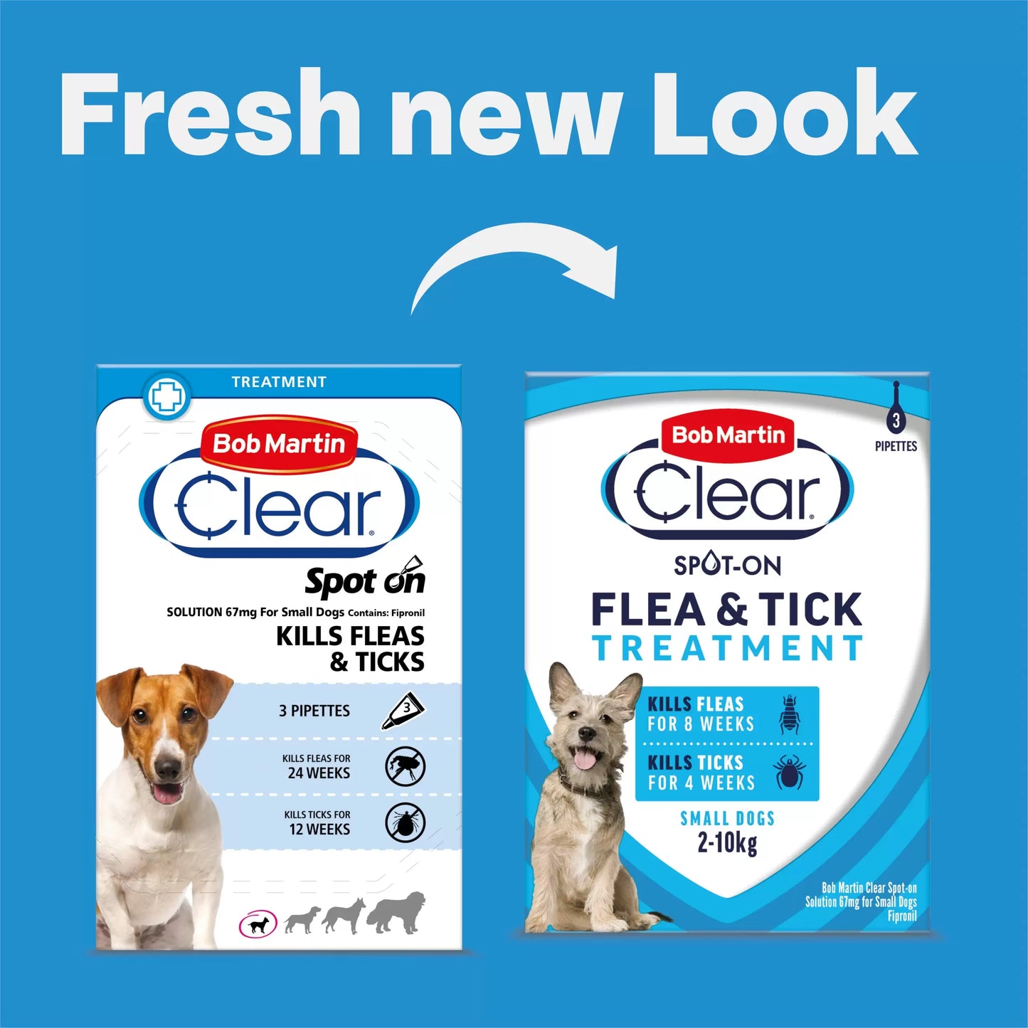 Bob Martin Clear Flea Tablets for SMALL Dogs & PUPPIES – Pack of 3