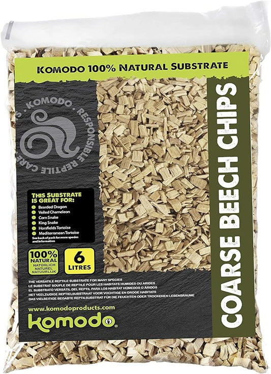 Komodo Coarse Beech Chips 6L