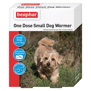 Beaphar One Dose Worming Tablets for Small Dogs