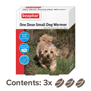 Beaphar One Dose Worming Tablets for Small Dogs