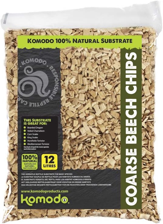 Komodo Beech Chips Coarse 12L