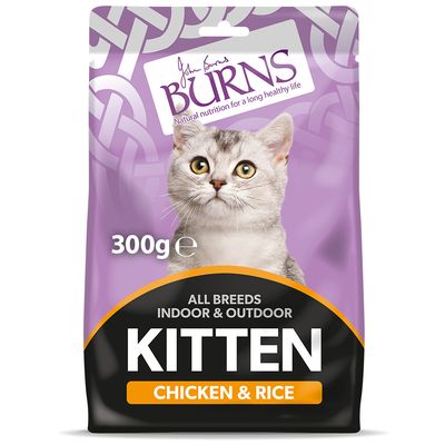 Burns Kitten Chicken & Rice 300g