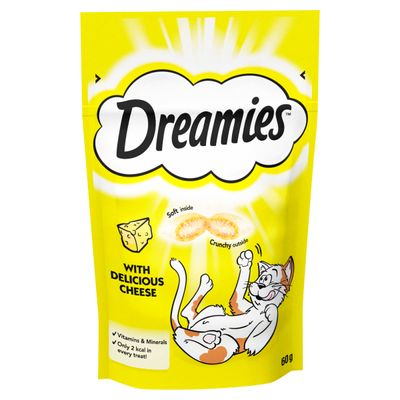 Dreamies Cat Treat Biscuits with Cheese 60g