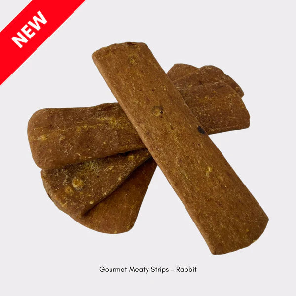 Gourmet Meaty Strips Rabbit 100g