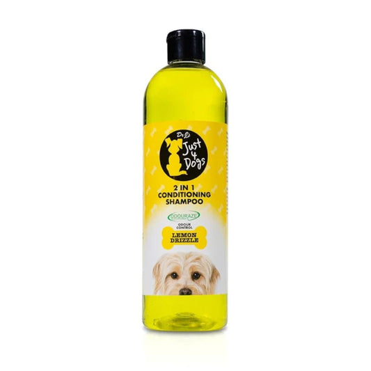 JUST 4 DOGS 2 IN 1 CONDITIONING SHAMPOO LEMON DRIZZLE 500 ML