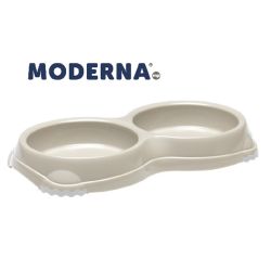 Moderna Smarty Bowl Double 2 x 200ml Warm Grey