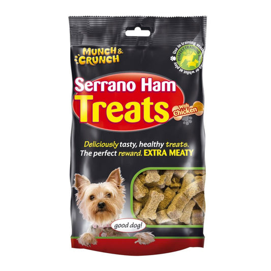 Munch & Crunch Serrano Ham Dog Treats 175g