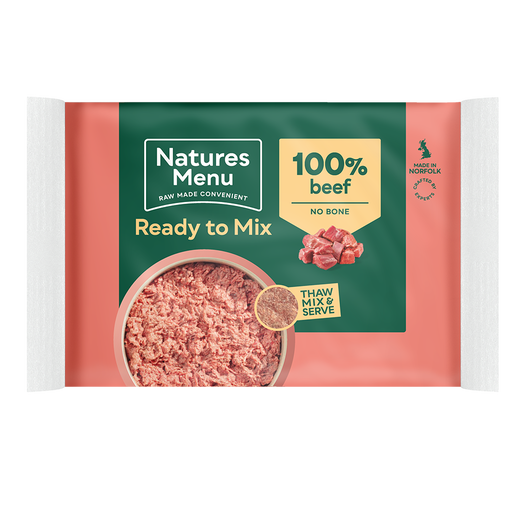 Natures Menu Ready to Mix Beef Block 400g