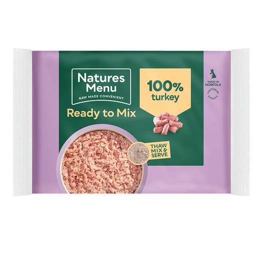 Natures Menu Ready to Mix Turkey Block 400g