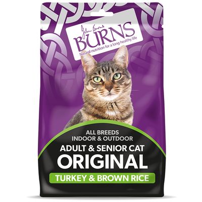 Burns Adult & Senior Cat Original Turkey & Brown Rice 300g