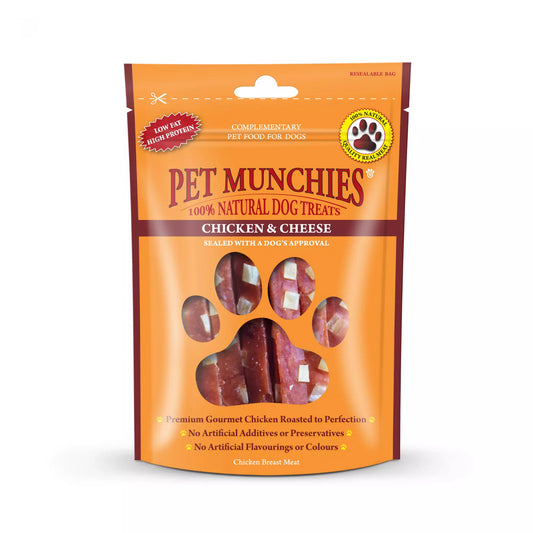 Pet Munchies Natural Dog Treats Chicken & Cheese