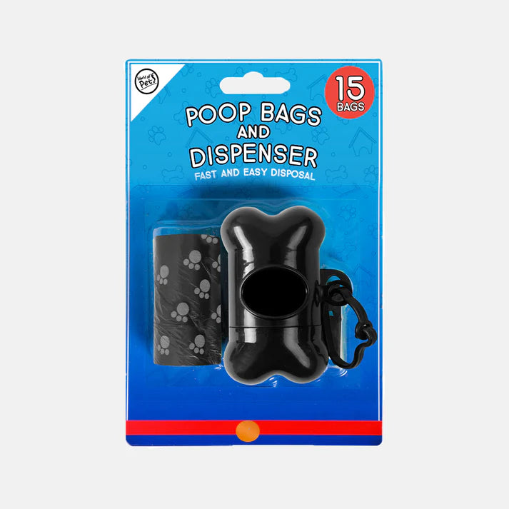 World of Pets Poop Bags & Bone Shape Dispenser