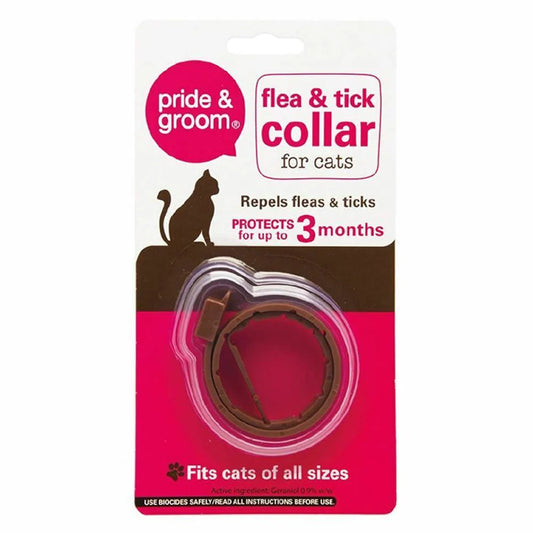 Pride & Groom Flea &Tick Collar for Cats