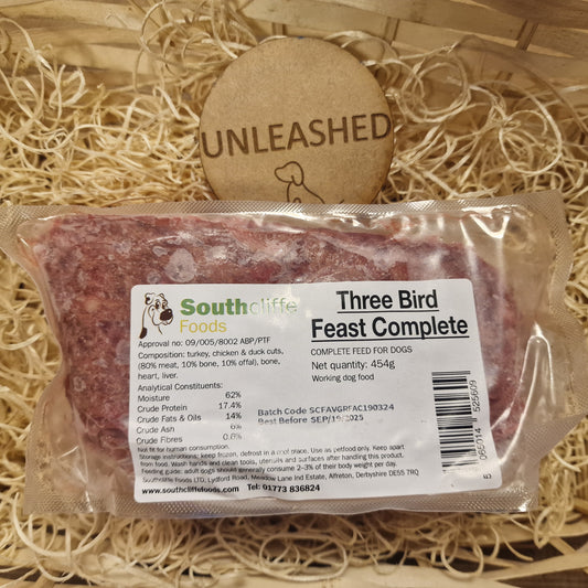 Southcliffe Complete 'Three Bird Feast' Mince. 80/10/10 454g