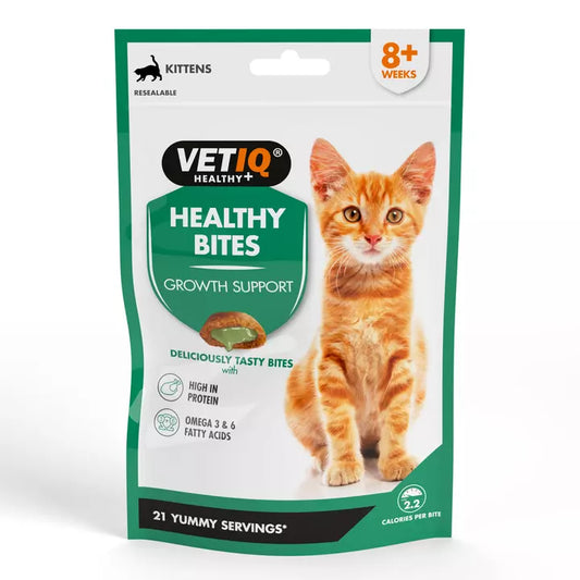 VetIQ Healthy Bites Growth Support Kitten Treats 65g