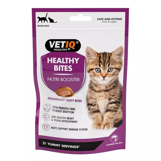 VetIQ Healthy Bites Nutribooster Kitten Treats 65g