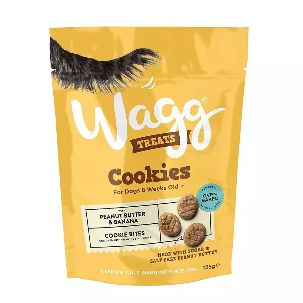 Wagg Cookie Peanut & Banana 125g