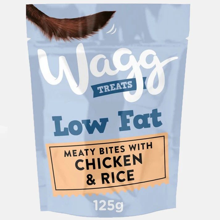 Wagg Low Fat Treats With Chicken & Rice 125g