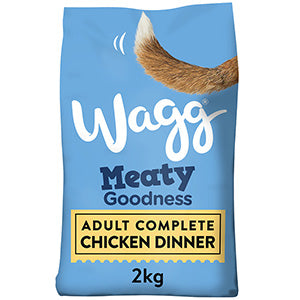 Wagg Meaty Goodness Complete Dry Adult Dog Food Chicken 2kg