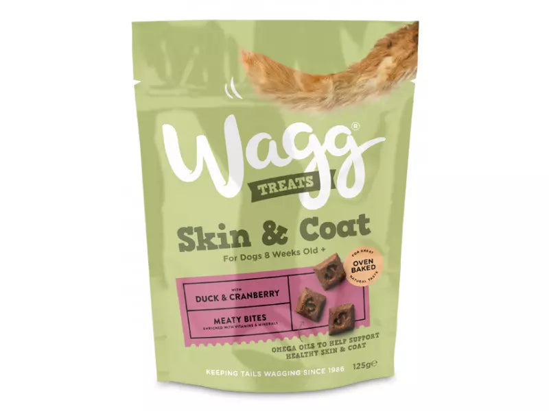 Wagg Skin & Coat Treats with Duck & Cranberry 125g