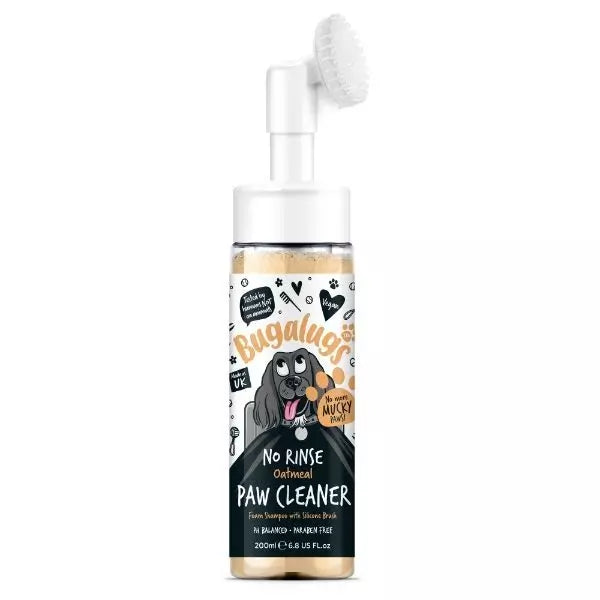 BUGALUGS NO RINSE PAW CLEANER OATMEAL