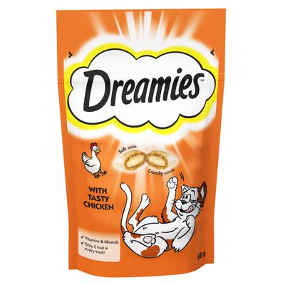 Dreamies Cat Treat Biscuits with Chicken 60g