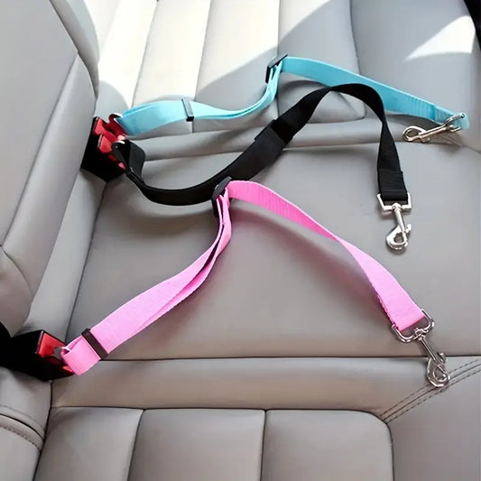 Adjustable Pet Safety Seat Belts